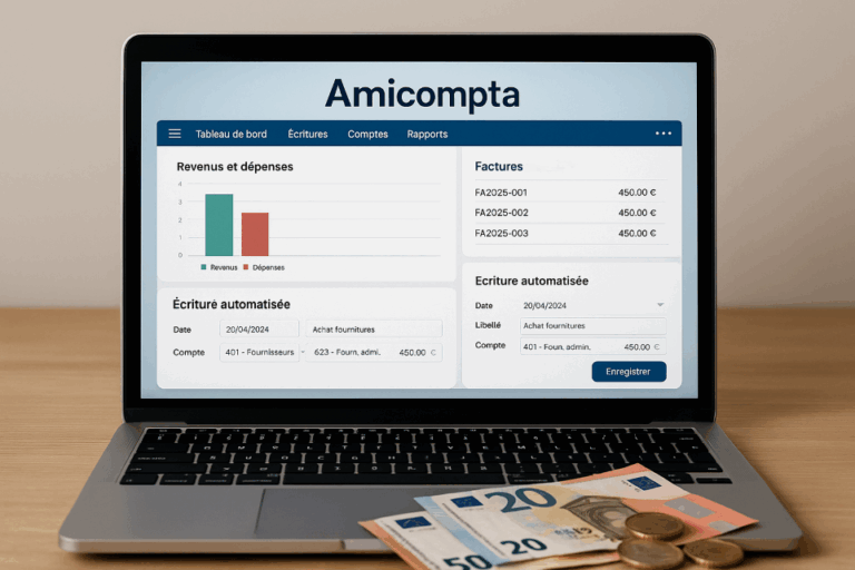 Amicompta tableau de bord